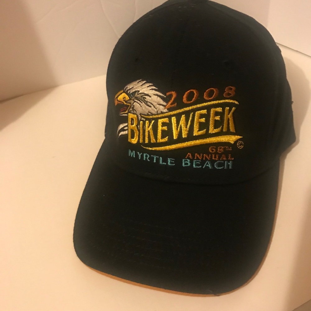 2008 Shade Shack Bike Week black strap back cap